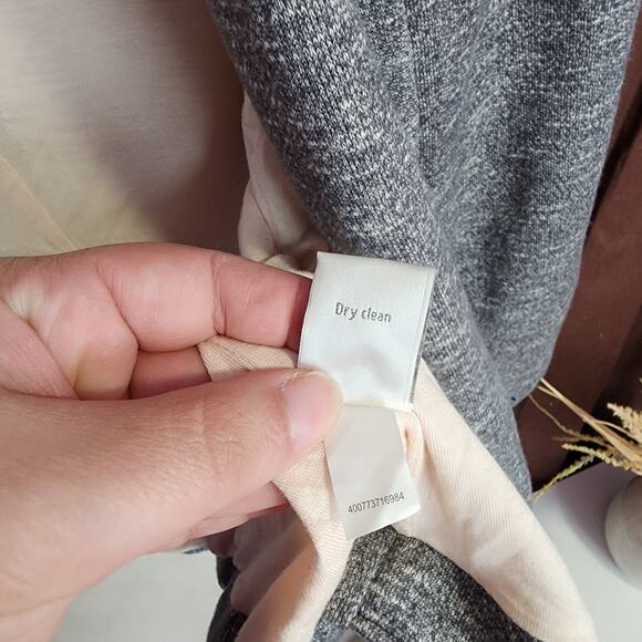 Lauren Conrad Women's Blazer Size 12 Gray Open Front Business Work Wear Suit - Picture 8 of 12